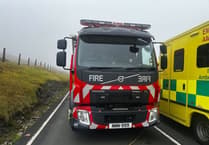 Motorist trapped in vehicle following Mountain Road crash