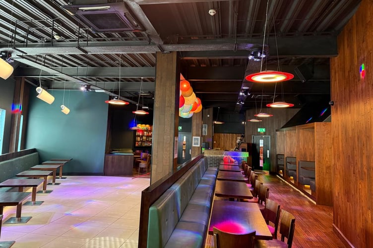 Inside of Letty's Lounge which offers a dancefloor aswell as room for seating