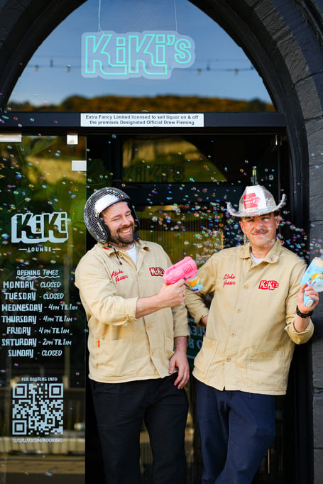 Jamie Lewis and Drew Fleming, co-owners of Kiki Lounge