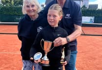 Tennis ace Zara hoping to follow in the footsteps of Billy Harris
