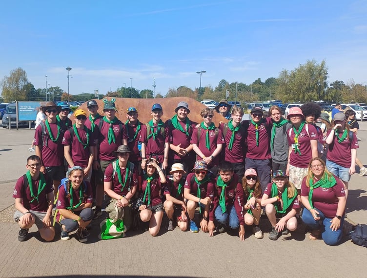 Island Explorers and Rangers at the recent Chamboree 2026 event in Cheshire
