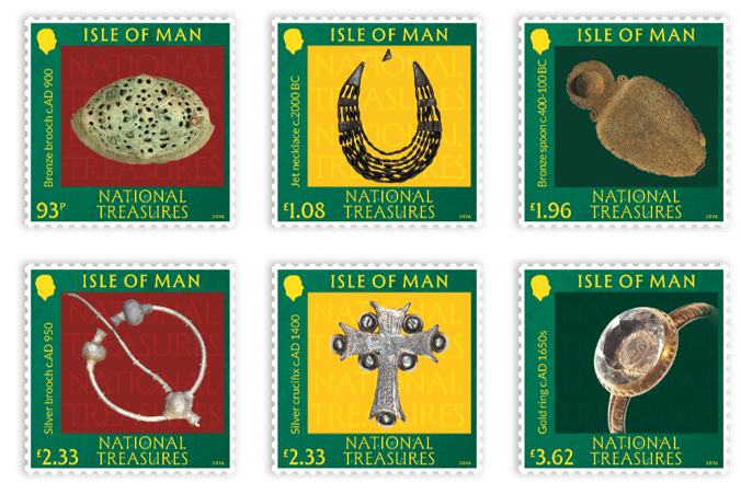 New collection of 'Manx National Treasures' stamps