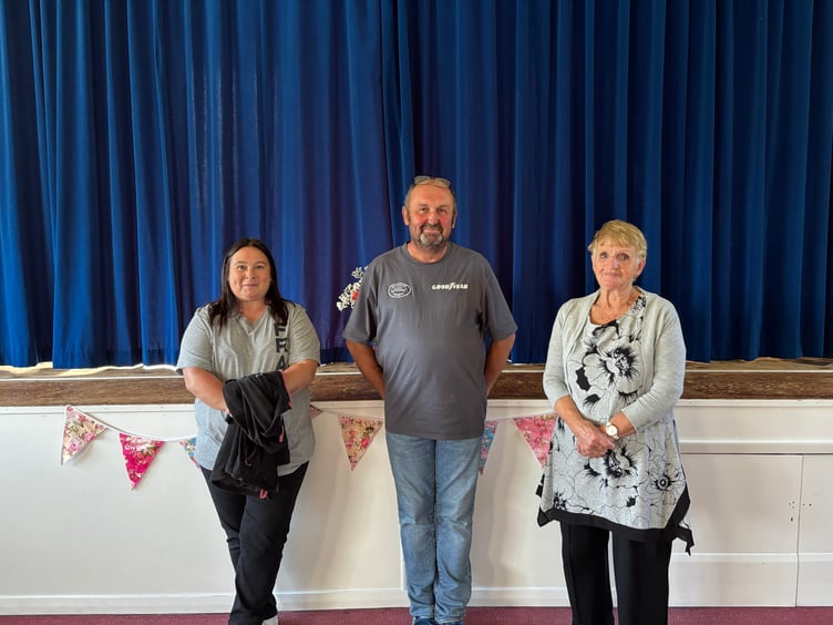 Pat Harper, John Radcliffe and Helena Clarke