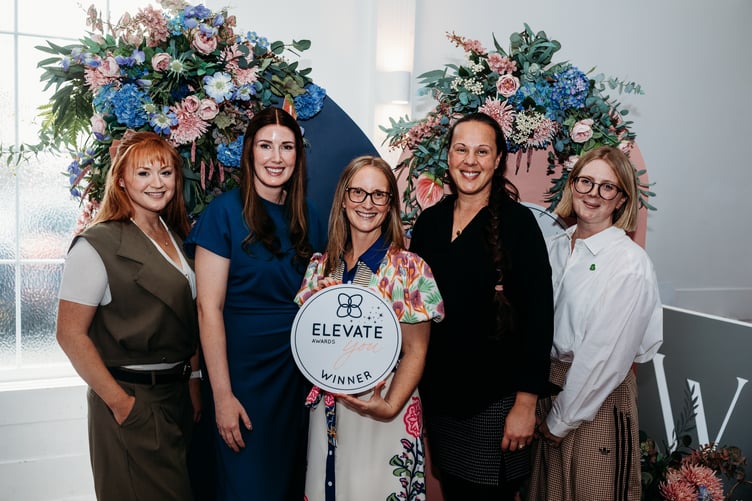 (l-r) The 2026 Elevate You Award Winners: Kate Parsons, Megan Coulthurst, Jessica Welch and Rebecca McNair