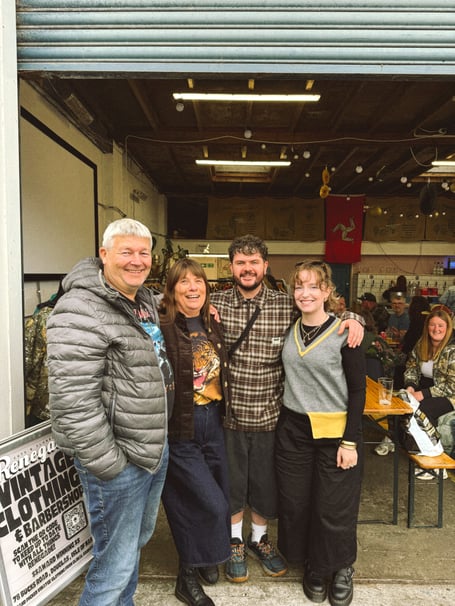 It's a proper family affair at Renegade Cuts and Clobber on Bucks Road in Douglas
