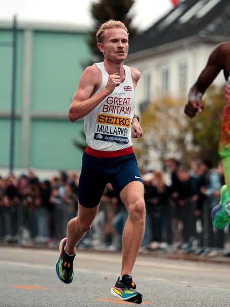 David Mullarkey in action at the World Road Running Championships in Copenhagen on Saturday (Photo: British Athletics)