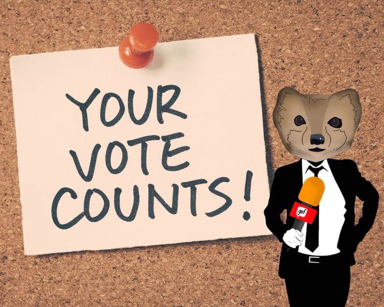 Get out and vote today, says Gef the Mongoose