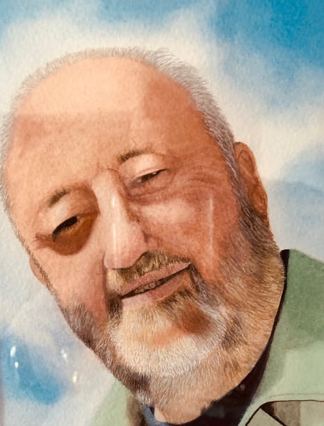 Painting of Frank Crompton