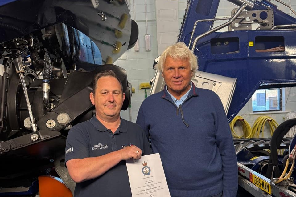 Isle of Man RNLI operations manager retires after 45 years of service