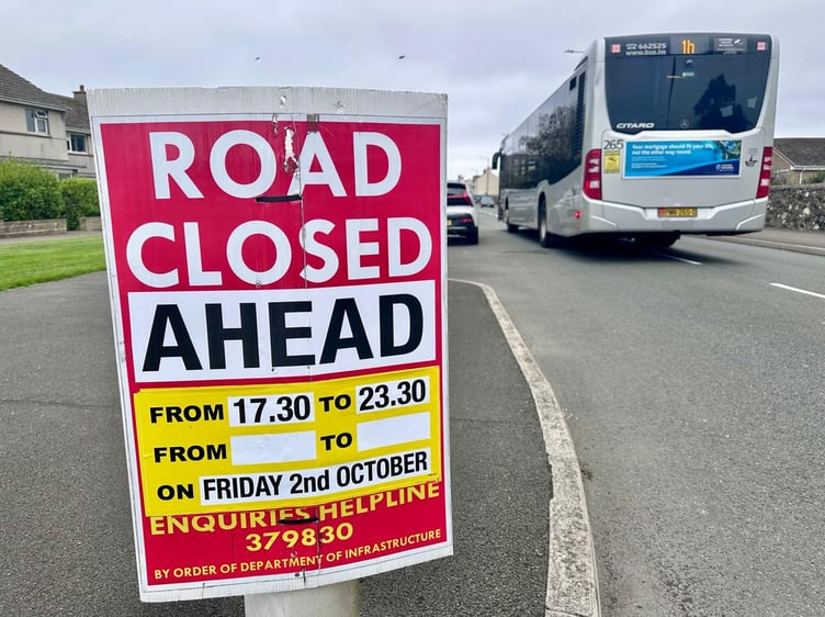 Roads around Port Erin will be closed for a road rally