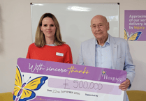 Island philanthropist makes further £500,000 donation to Hospice Isle of Man