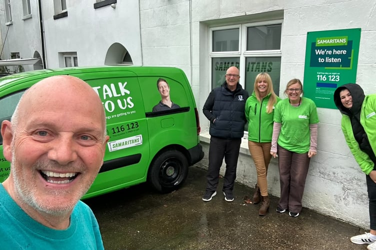 David Island pictured with the IOM Samaritans crew