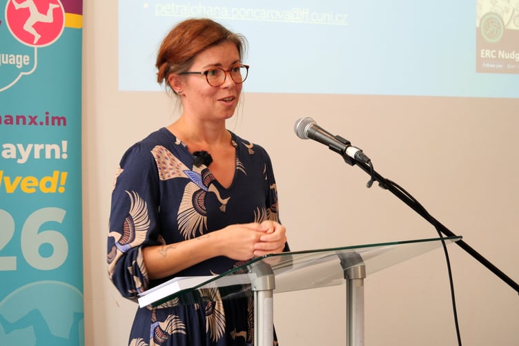 Dr Petra Johana Poncarova delivers the Ned Maddrell lecture at the Manx Museum