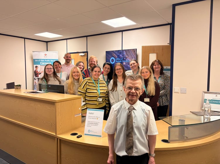 Neil with his fellow colleagues