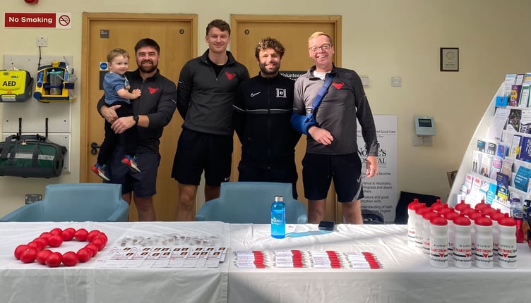 The Craig's Heartstrong Foundation team at Noble's Hospital last week