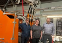 Peel RNLI receives £3,750 donation from Seaboard Trading