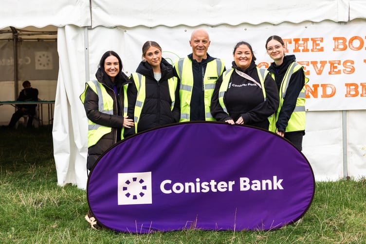 Representatives from headline sponsor Conister Bank