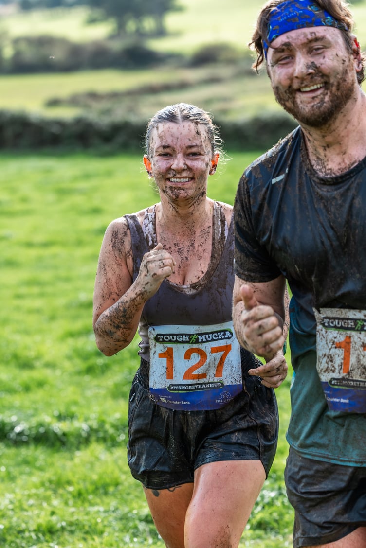 Mud was a prevalent theme of the day