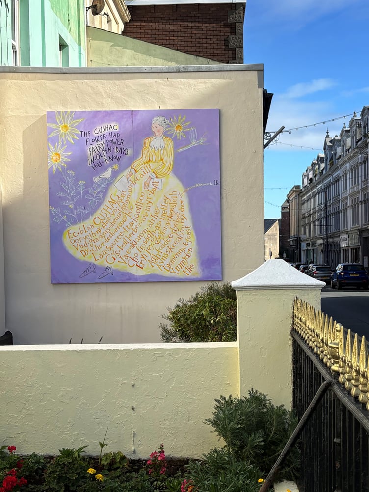 The new Cushag mural on Parliament Street in Ramsey