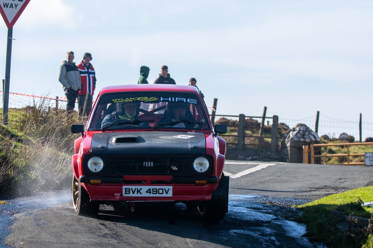 Martyn 'Chucker' Jones is the best of the locals on Chris Kelly Rally