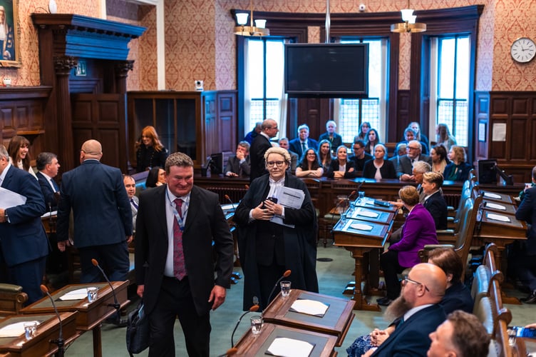 Swearing in of the House of Keys earlier this month (Photo: @dkphotographyiom)