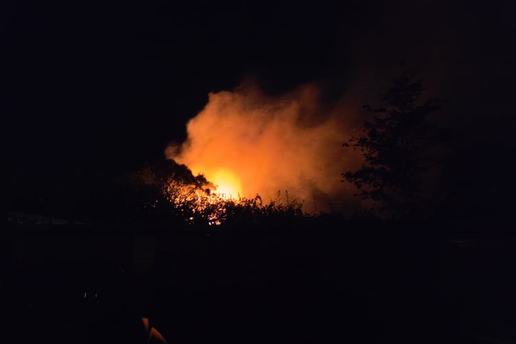 The fire is at a house on Victoria Road, Douglas