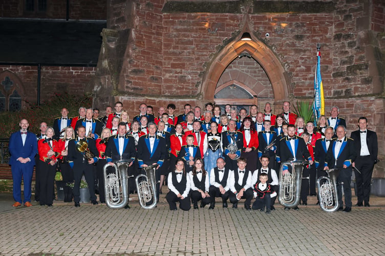Ramsey Brass Band alongside Brass Band Lignières