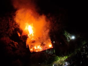 Fire service issue update following huge fire 