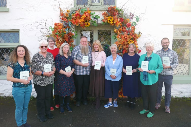 Cooinaghtyn Noa 02 – Story contributors outside Greens Café at the book launch last month