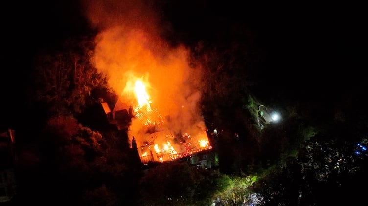 Investigations continue into the fire on a building in Douglas on Sunday evening (Photo: Juan Turner/Manx.News)