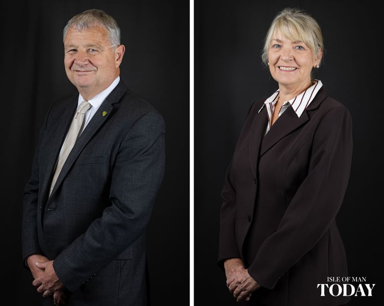 Chris Thomas and Kirrie Jenkins look to secure 13 votes from the 22 other Members of the House of Keys today (Tuesday)