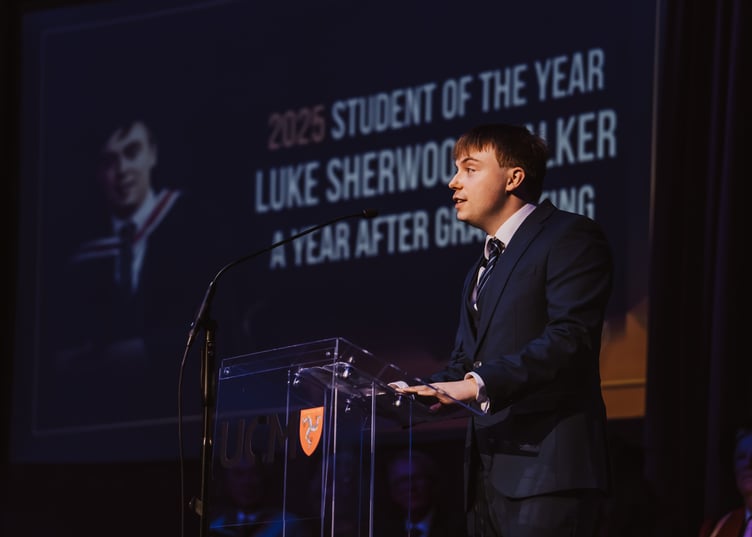 Winner of 2025 Liam Arrowsmith Student of the Year Award, Luke Sherwood-Walker, sharing his experience a year after graduating