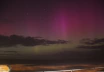 Aurora lights up Manx skies
