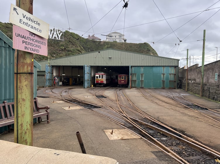 The MER's Derby Castle depot