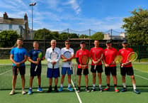 Island 45-and-over tennis team narrowly miss out on county title