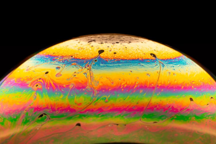 Soap Bubble Colours by Wayne Hargrave