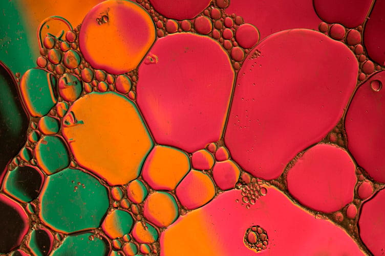 Oil and Water Patterns by Sue Jones