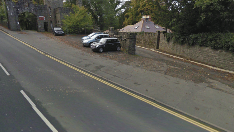 The entrance to the Nunnery on Old Castletown Road