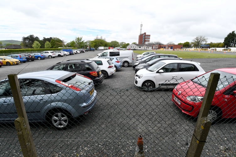 The Boneyard area of Noble's Park where a a temporary ice rink is planned