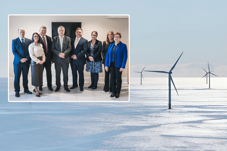The new Council of Ministers (left) will have a tough decision to make regarding the wind farm...if they can have a say