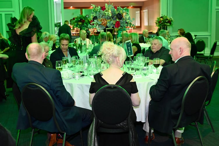 The hall was decorated beautifully for a very special occasion