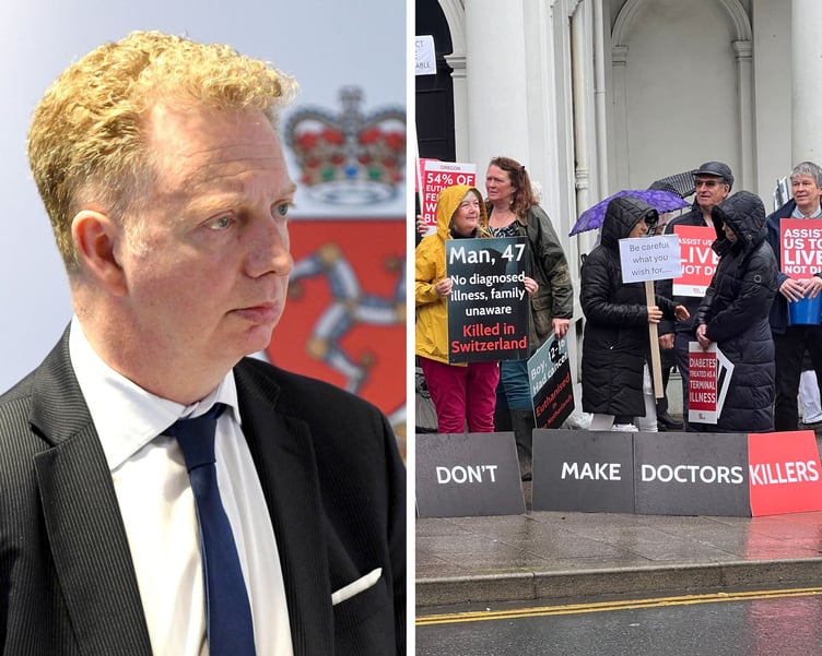 Mover of the Bill Dr Alex Allinson has reacted to the news this morning, meanwhile Manx Duty of Care has said it is 'deeply dissapointing'