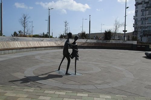 The Dancers on Harris Promenade near The Gaiety Theatre