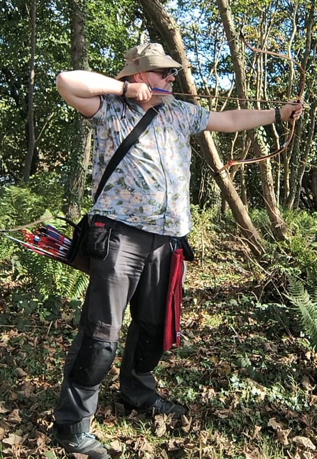 Bowderyn Vannin Field Archery Club's Damon Warr who will compete in the 2026 Korea Ulsan World Traditional Archery Championships 