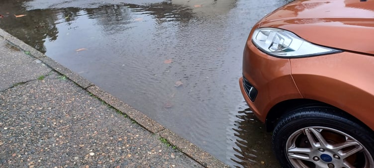 The drainage issues in Tynwald Close, St John's
