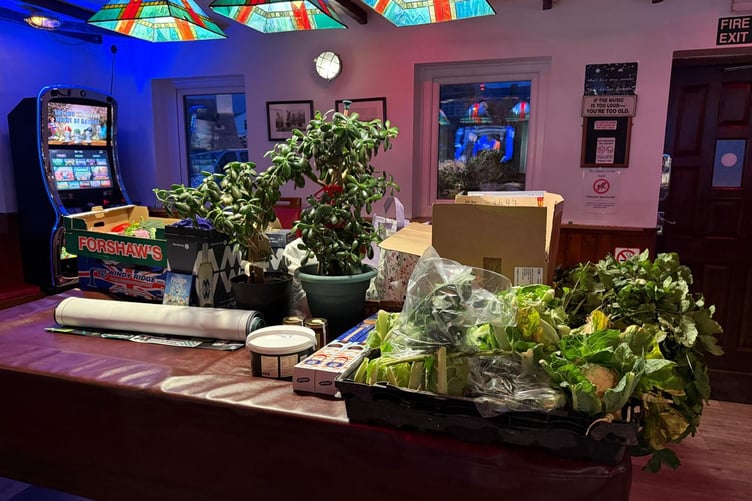 Just some of the produce that was on offer at the annual Port St Mary melliah