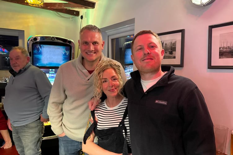 Dan Aulton, Megan Hindley and Jim Hindley