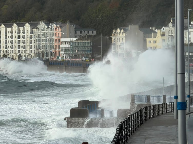 The waves are once again picking up on Tuesday morning with two weather warnings in place