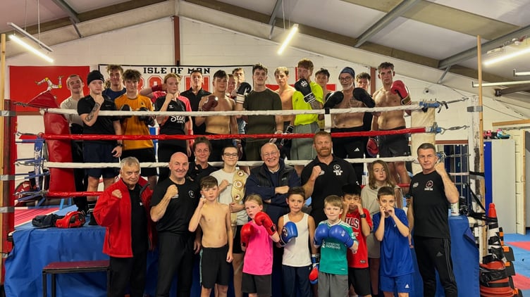Isle of Man Boxing and Fitness Academy with Lieutenant Governor Sir John Lorimer