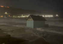 'Worst case scenario': Woman's double heartbreak as storm destroys beach huts